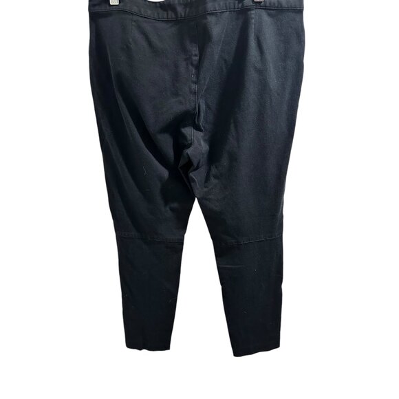 👗 2/$30 👗 Black Ralph Lauren Straight Leg Slacks with Zipper Pockets sz 12 - Picture 4 of 6